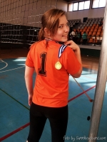 2014.01.02 Alika Sannikova: Netball competition,1st place,תחרות כדורשת,מקום ראשון Bat-Yam, Israel